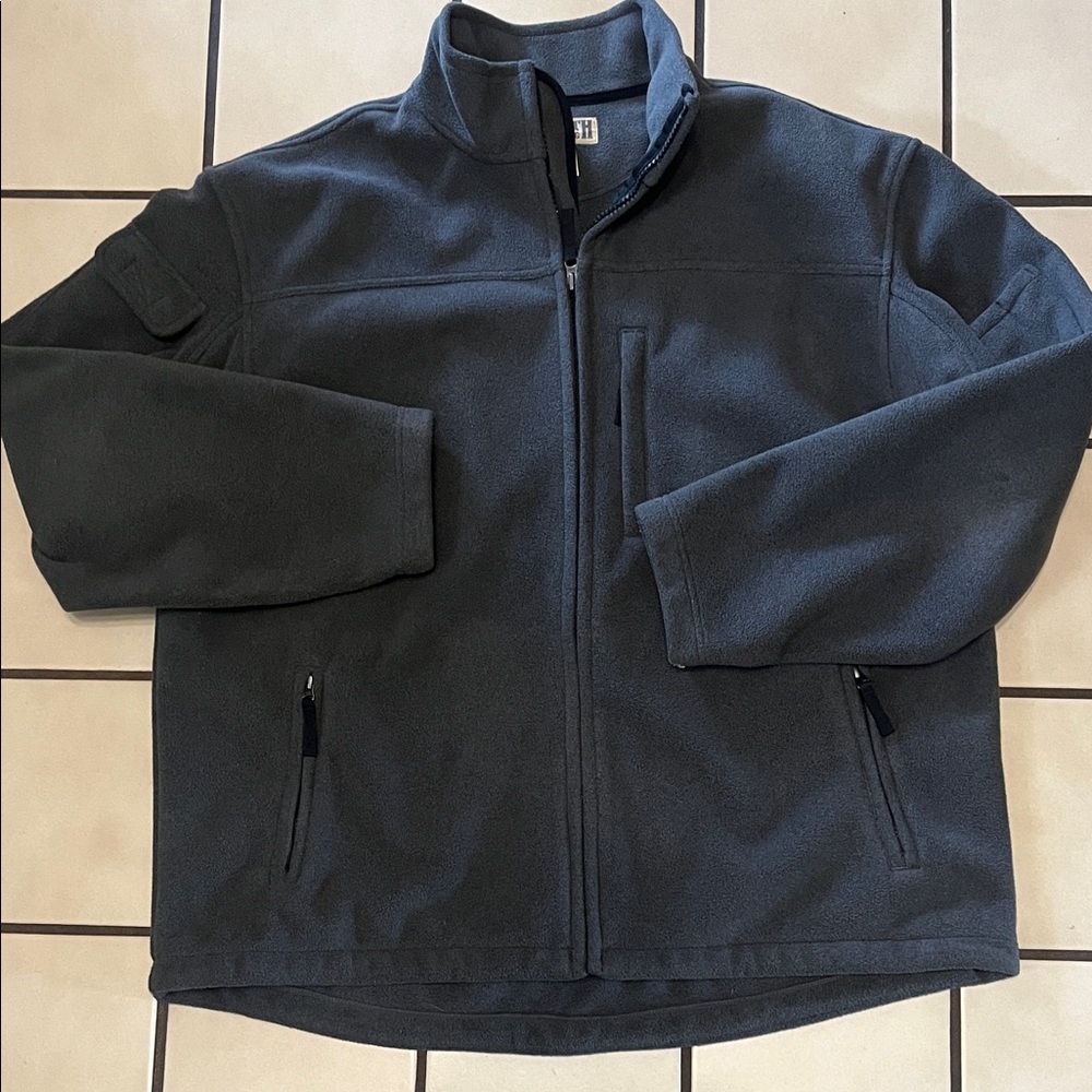 Duluth Trading Co Men's Charcoal Fleece Jacket